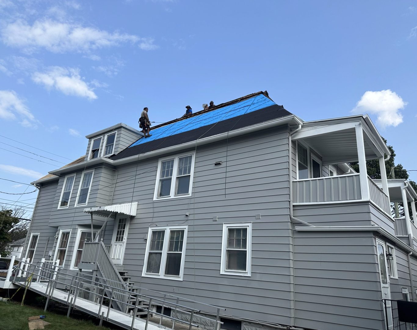 Professional Roofing Company in Pittston, PA handling residential roof installation with durable materials