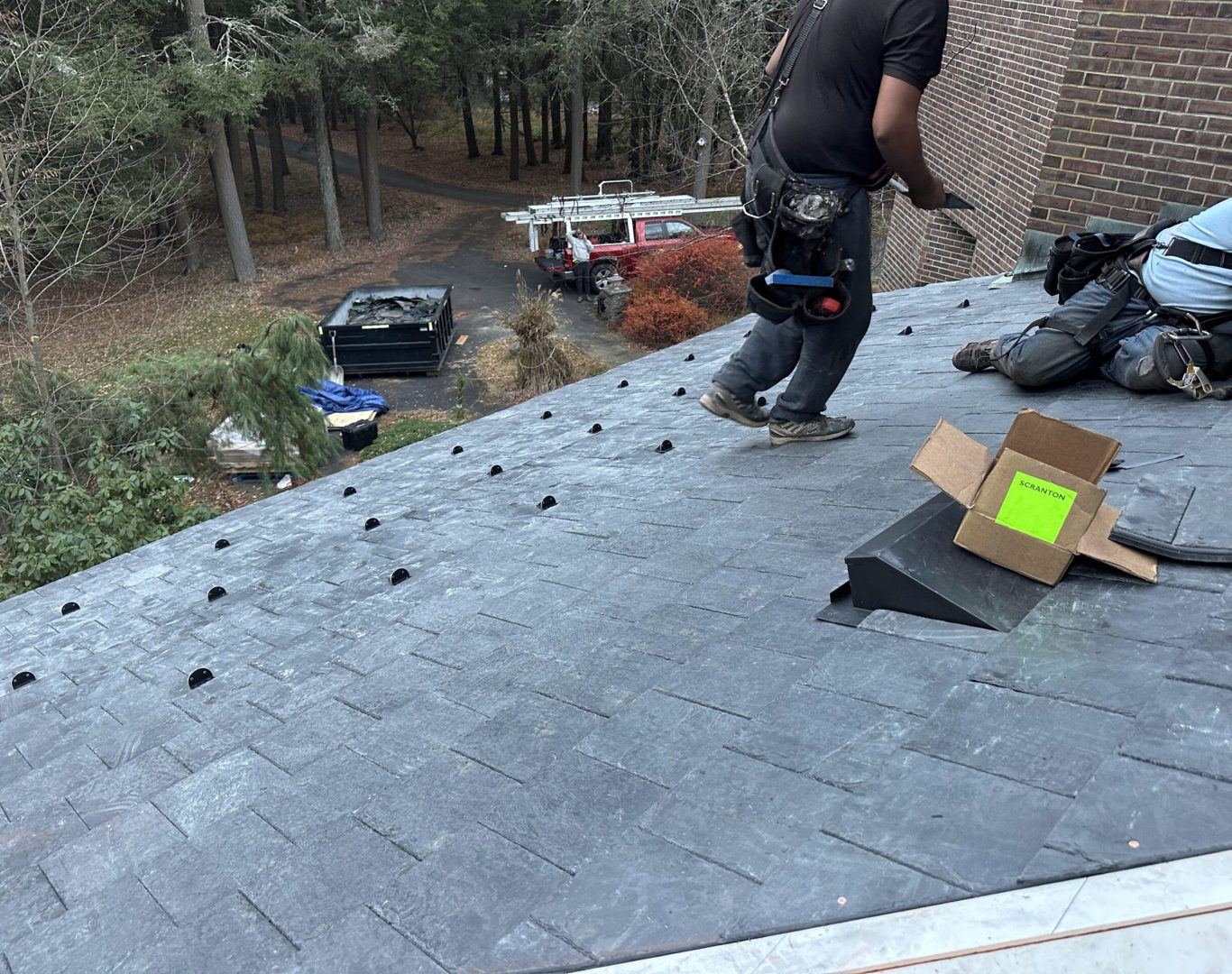 Professional Roofing Company in Shavertown, PA performing residential roof installation with durable materials