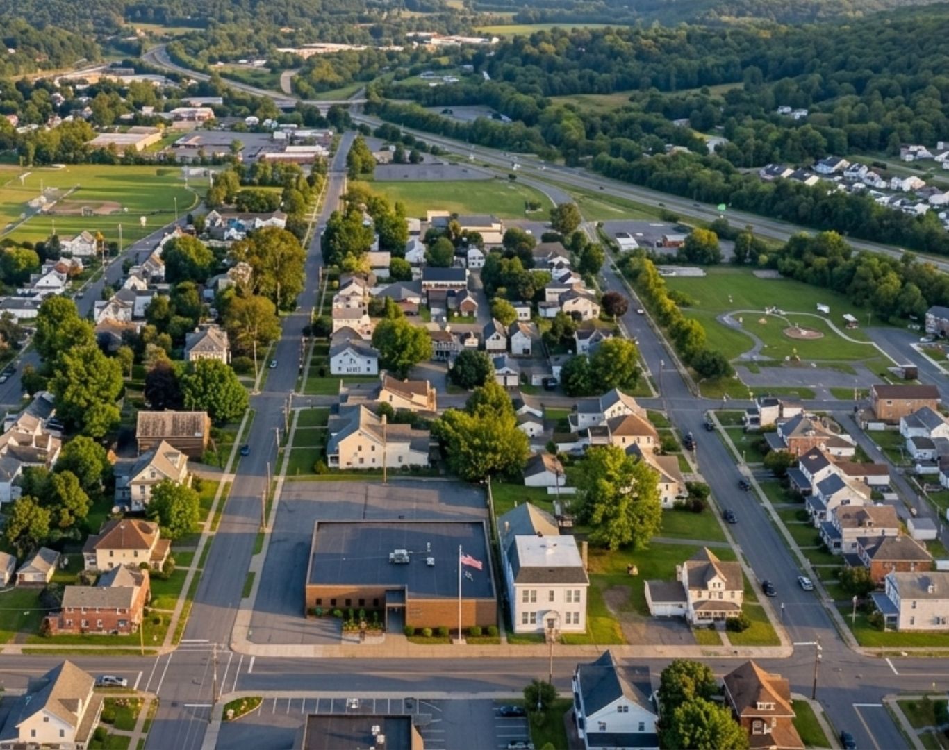 Municipal building, Moosic, PA