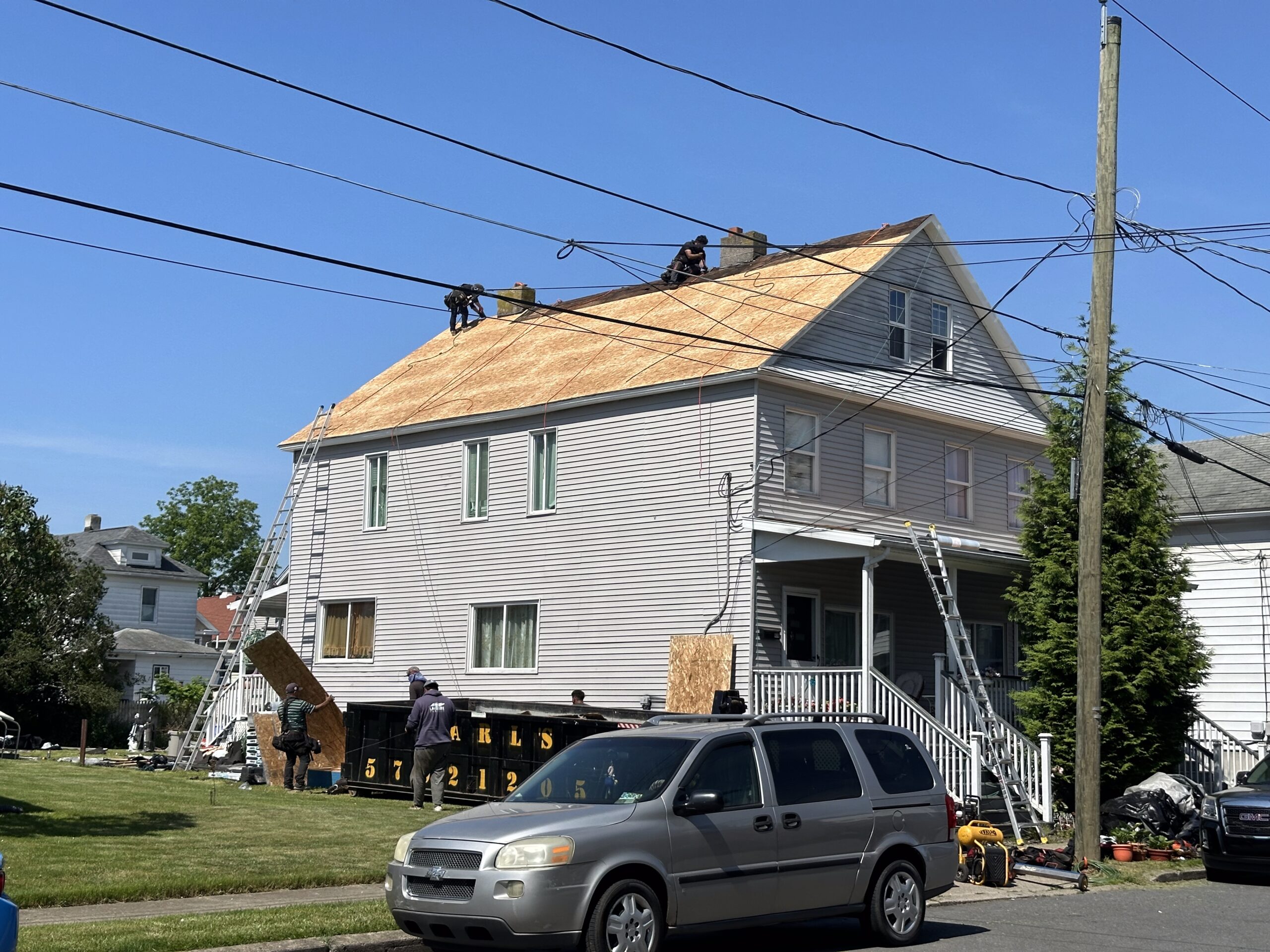 Professional Roofing Company in Clarks Summit, PA performing residential roof installation with durable materials