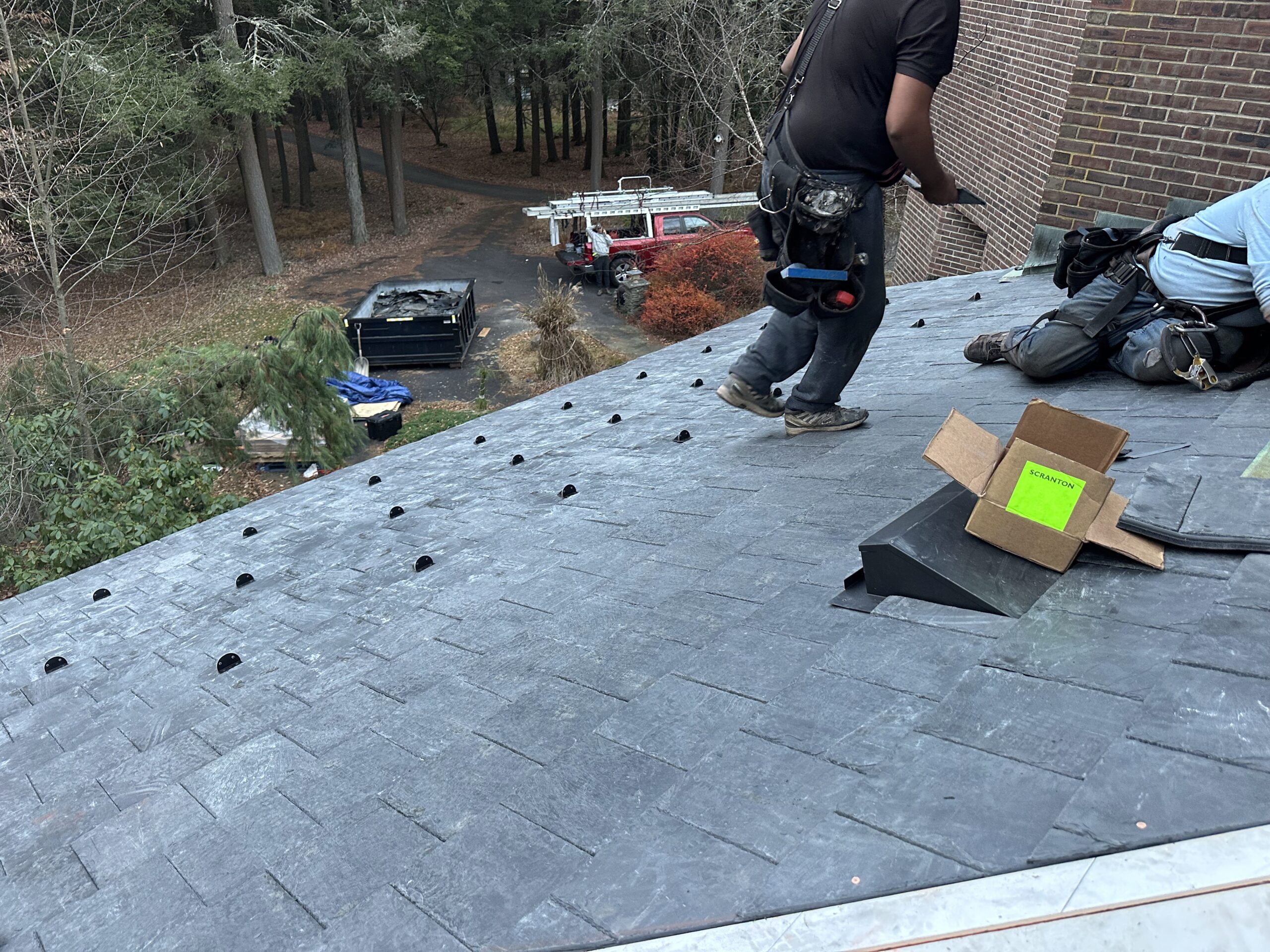 Professional Roofing Company in Shavertown, PA performing residential roof installation with durable materials