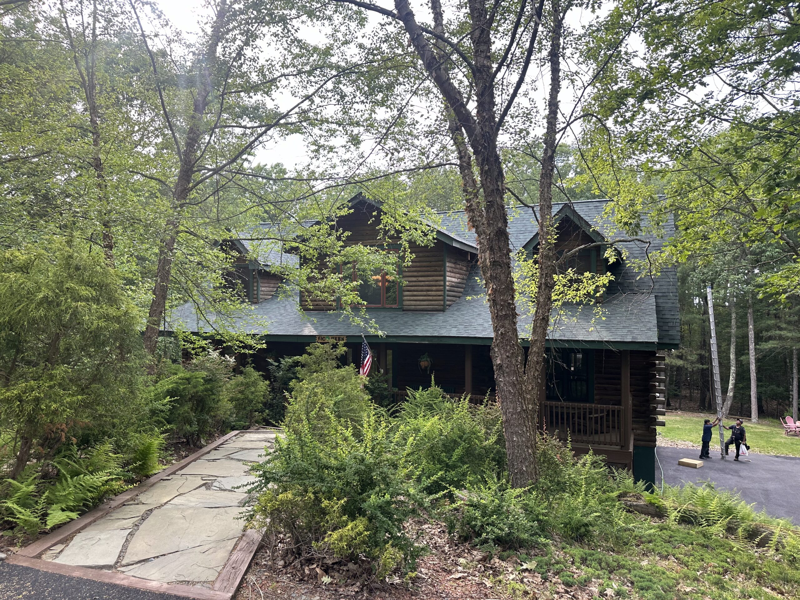 Exterior upgrade completed for gutter installation near me in Shavertown, PA