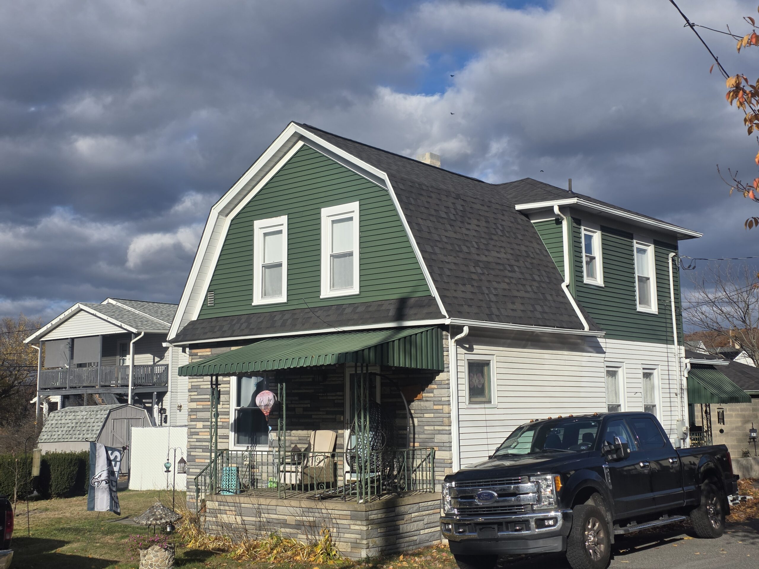 Professional Roof Inspections in Shavertown, PA checking a residential roofing system